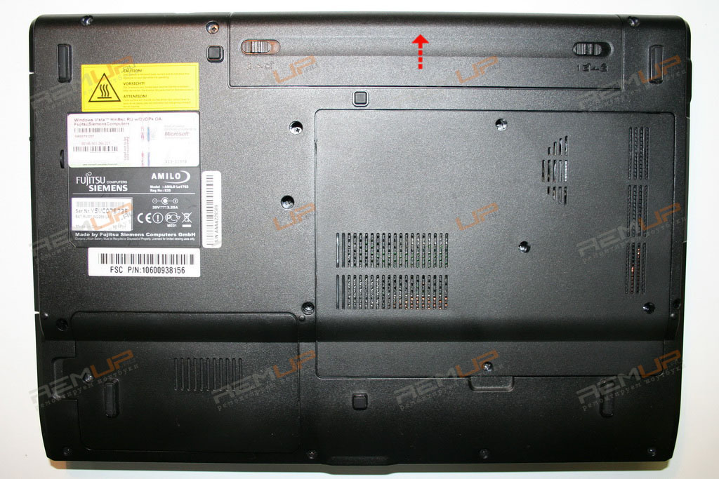 Как Разобрать Ноутбук Fujitsu Siemens Amilo Pa 2548